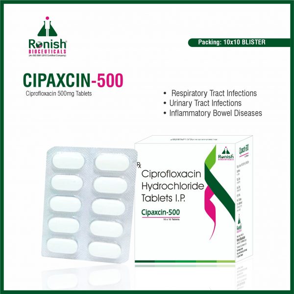 CIPAXCIN-500 10x10 blister