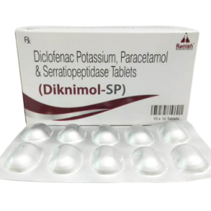 Diclofenac Potassium 50Mg + Pcm 325 Mg +Serratiopeptidase 10 Mg (Alu Alu)