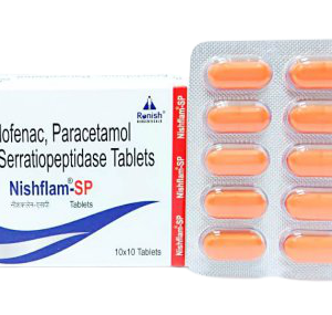 Aceclofenac 100 Mg +Pcm 325 Mg +Serratiopeptidase 10 Mg (Aa)
