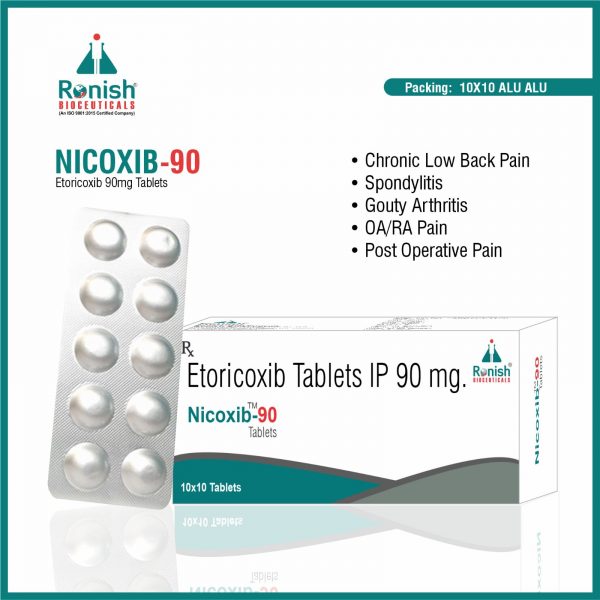 Nicoxib 90 - Etoricoxib 90MG Tablets