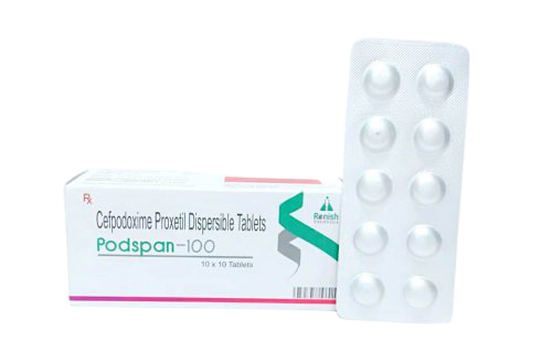 Cefpodoxime Proxetil 100 Mg Dispersible Tablet (Aa)