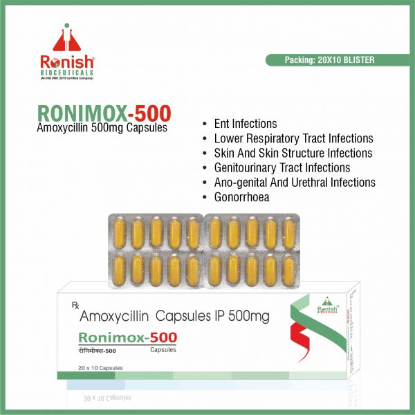 RONIMOX-500 20X10 BLISTER