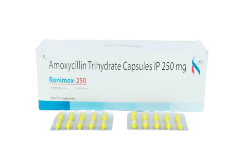 Amoxicillin 250 Mg Cap (Grey & Yellow Cap)
