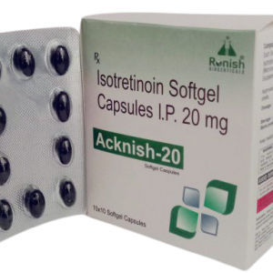 Isotretinoin Softgel Capsules I.P. 20 mg