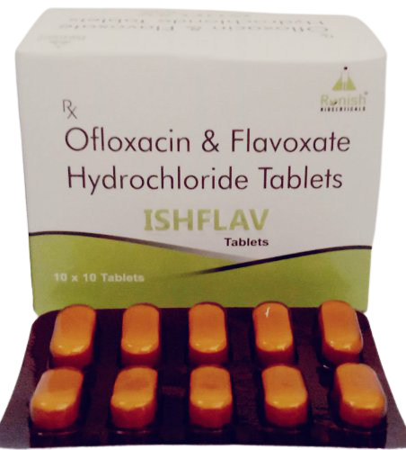 FLAVOXATE 200 + OFLOXACIN 200