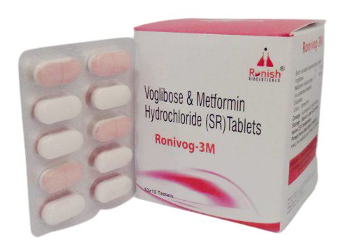 Voglibose & Metformin Hydrochloride (SR) Tablets