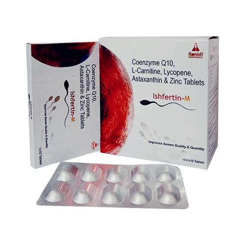 Coenzyme Q10, L-Carnitine, Lycopene, Astaxanthin & Zinc Tablets