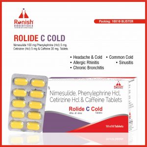 ROLIDE C COLD 10X10 BLISTER TAB