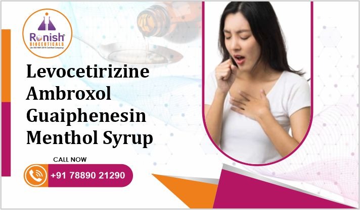 Levocetirizine-Ambroxol-Guaiphenesin-Menthol-Syrup