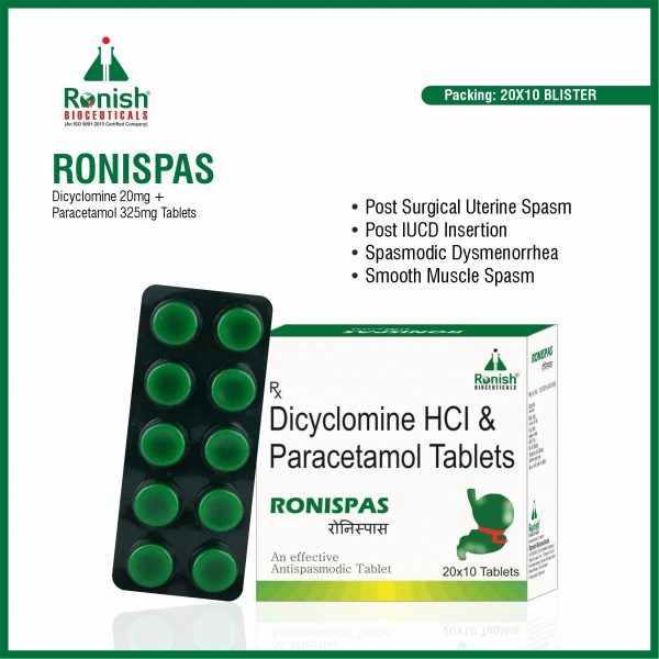 RONISPAS 20x10 TAB BLS