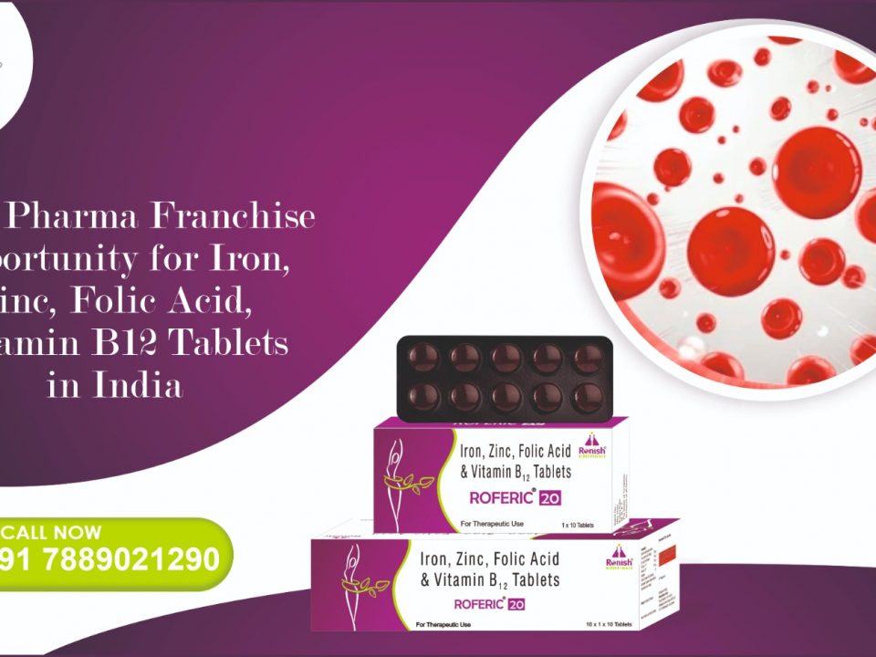 ROFERIC - IRON (AMINO ACID CHELATE) 30MG ZINC 10MG FOLIC ACID 15MG VITAMIN B12 15MG TABLETS