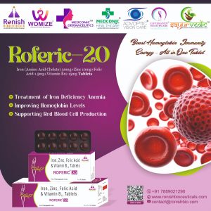 ROFERIC - IRON (AMINO ACID CHELATE) ZINC FOLIC ACID and VITAMIN B12 TABLETS