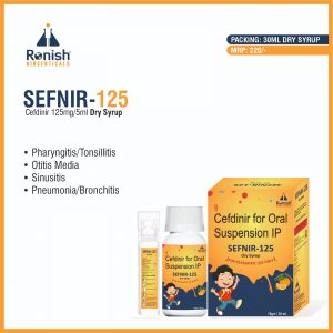 SEFNIR 125 - CEFDINIR 125MG DRY SYRUP