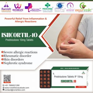 ISHCORTIL 10 - PREDNISOLONE 10MG