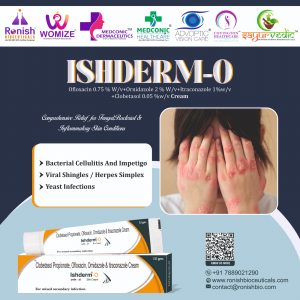 ISHDERM O - OFLOXACIN, ORNIDAZOLE, ITRACONAZOLE, and CLOBETASOL CREAM