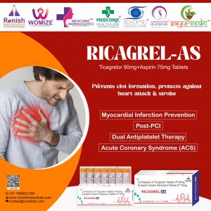 RICAGREL AS - TICAGRELOR and ASPIRIN TABLETS