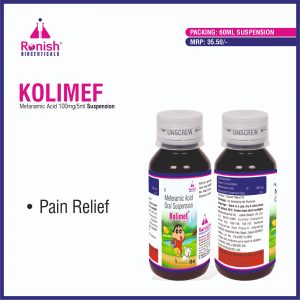 KOLIMEF - MEFANAMIC ACID 100MG5ML SUSPENSION