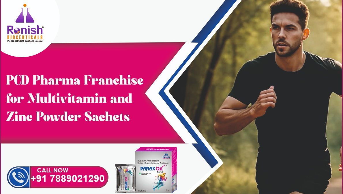 PANAX OK - MULTIVITAMIN, AMINO ACIDS with CAFFEINE, GINSENG EXTRACT, and ZINC POWDER SACHETS