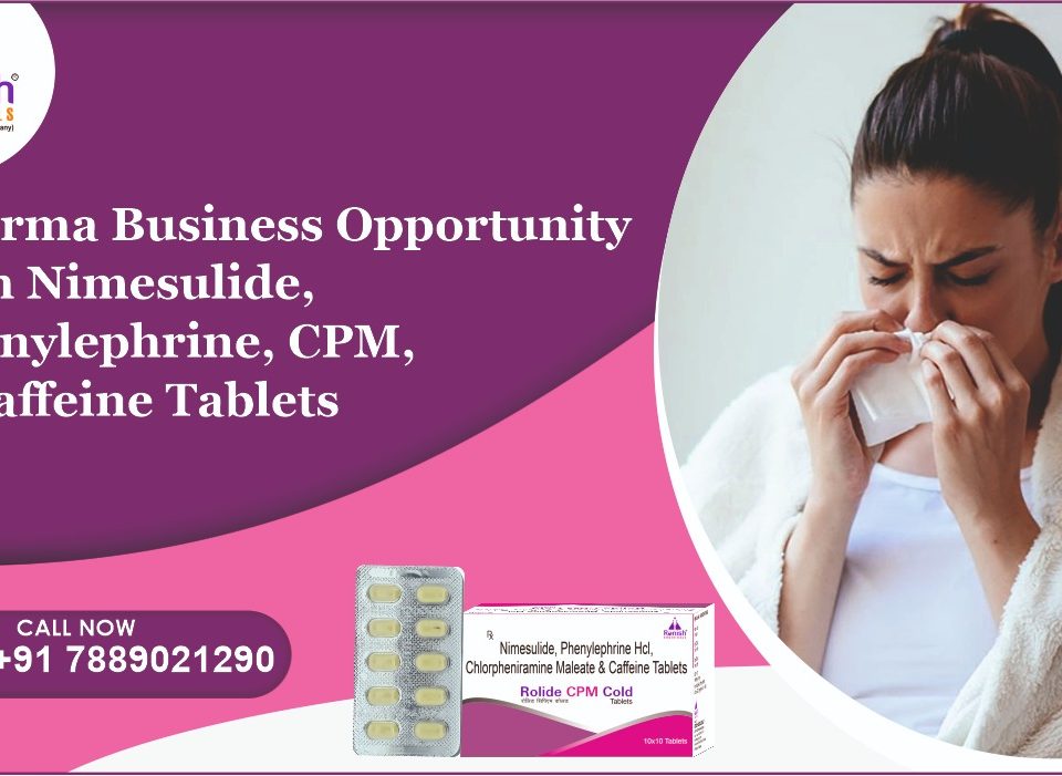 ROLIDE CPM COLD - Nimesulide 100MG + Phenylephrine Hcl 10MG + Chlorpheniramine Maleate 5MG + Caffeine 25MG Tablets