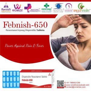 FEBNISH 650 - PARACETAMOL 650MG DISPERSIBLE TABLETS (2)