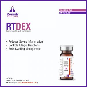 RTDEX - DEXAMETHASONE PHOSPHATE 4MGML INJECTION