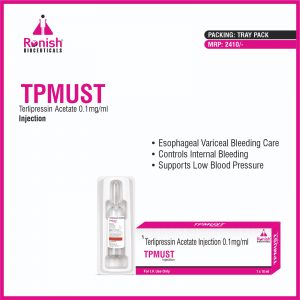 TPMUST - TERLIPRESSIN ACETATE 0.1 MGML INJECTION